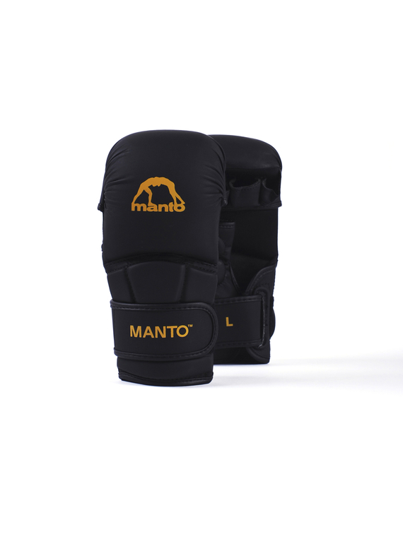 MANTO Shooter Gloves ESSENTIAL black-orange