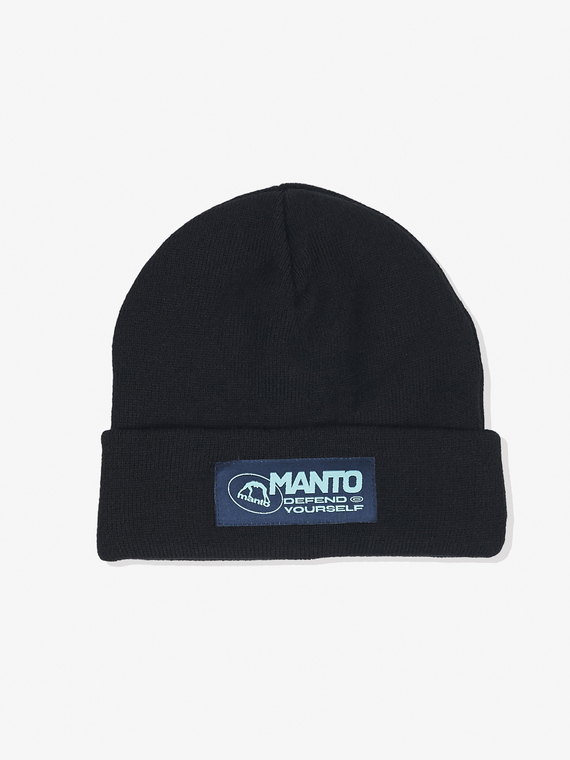 MANTO beanie DEFEND YOURSELF black