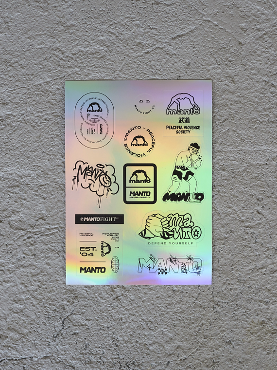 MANTO sticker pack HOLO