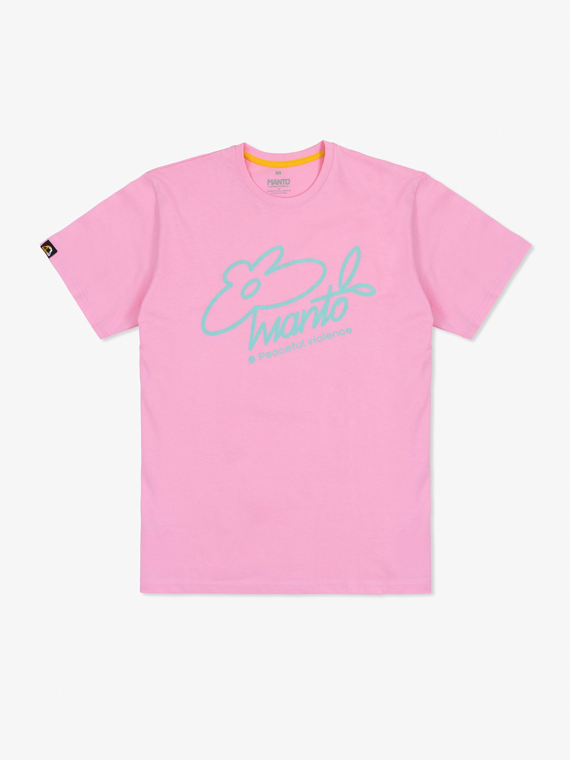 MANTO t-shirt BLOOM  pink 