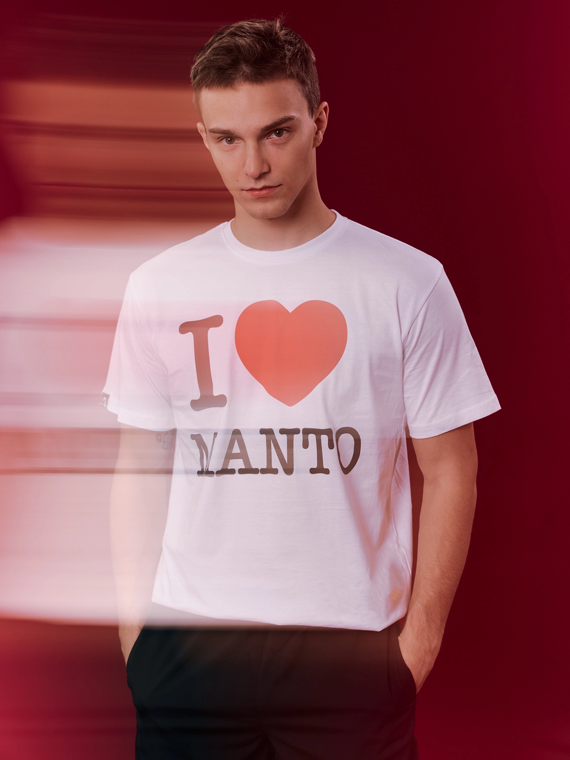 MANTO t-shirt I LOVE MANTO white