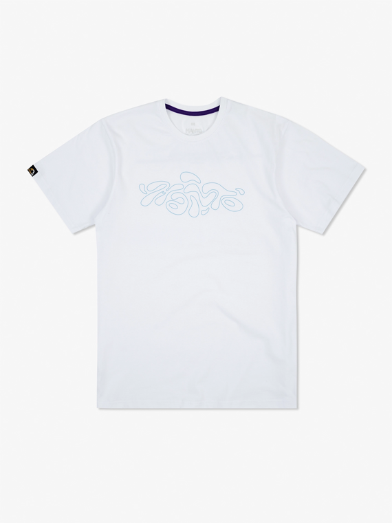 MANTO t-shirt LAVA    white