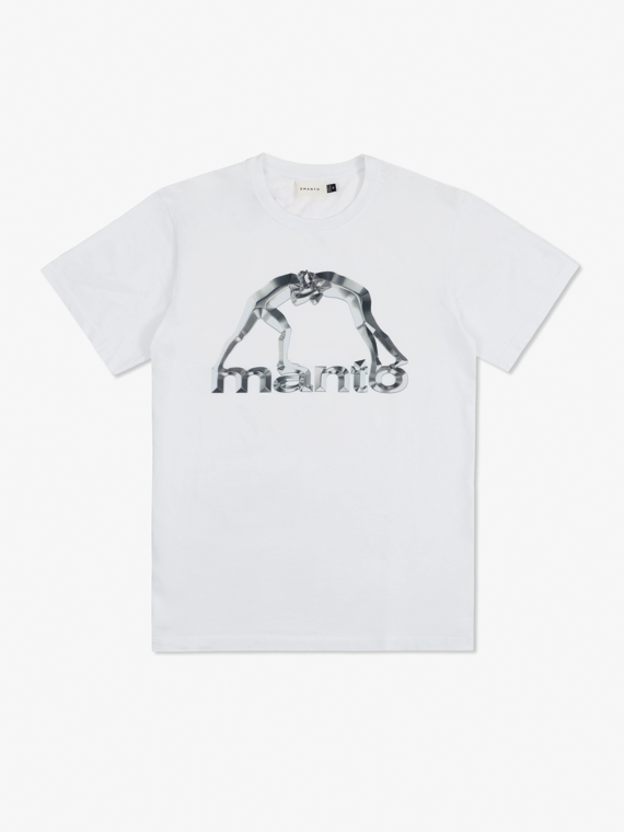 MANTO t-shirt METAL white