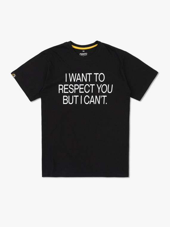 MANTO t-shirt RESPECT black