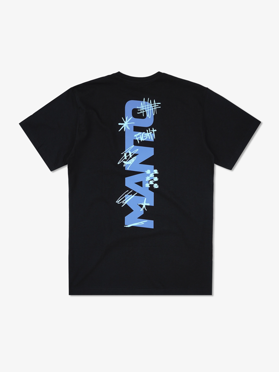 MANTO t-shirt VERTICAL black