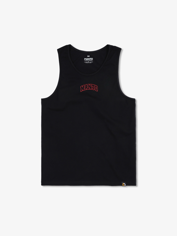 MANTO tank top VARSITY black