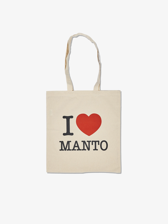 MANTO  tote bag I LOVE MANTO