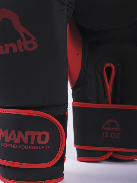 MANTO Boxing Gloves ESSENTIAL black-red