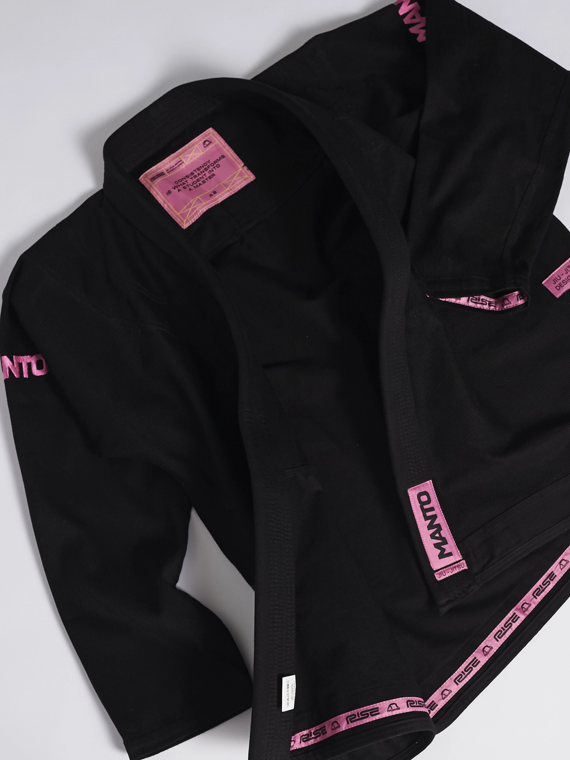 MANTO "RISE 2.0" BJJ GI black-pink