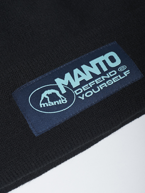 MANTO beanie DEFEND YOURSELF black