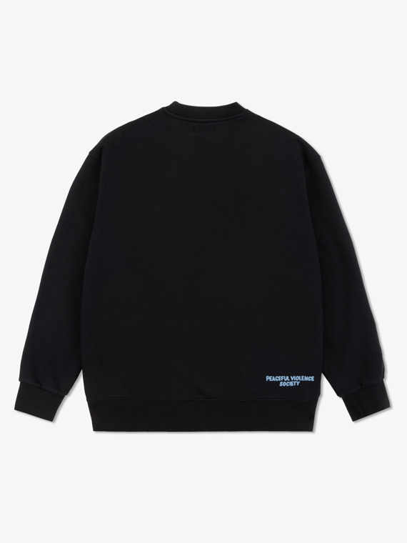 MANTO crewneck SOCIETY  black