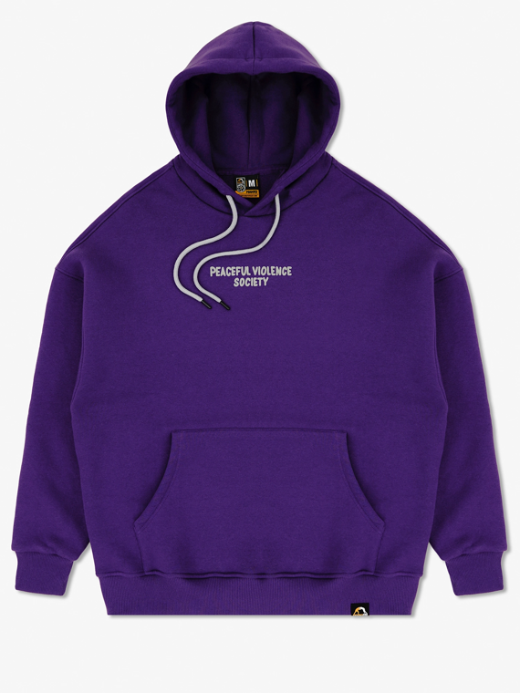 MANTO hoodie SOCIETY  OVERSIZE purple