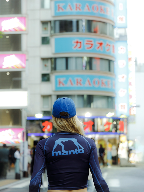 MANTO rashguard DEFEND navy blue