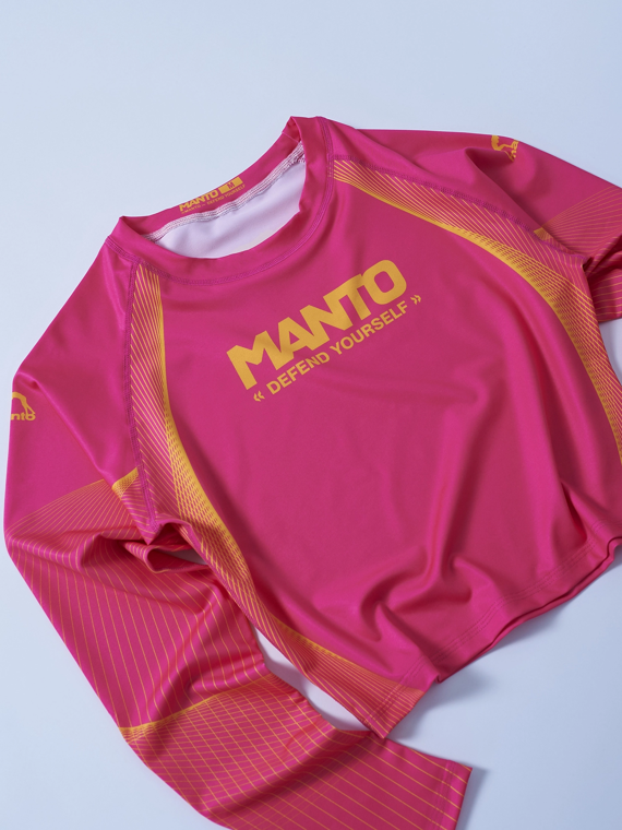 MANTO rashguard DEFEND pink