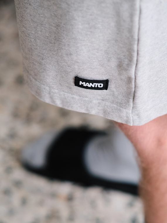 MANTO shorts ICON heather gray