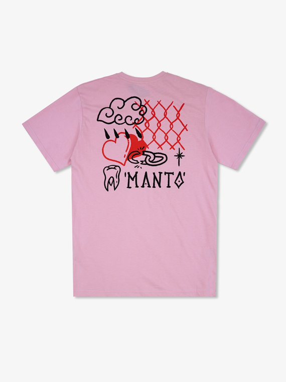 MANTO t-shirt BITTER SWEET pink