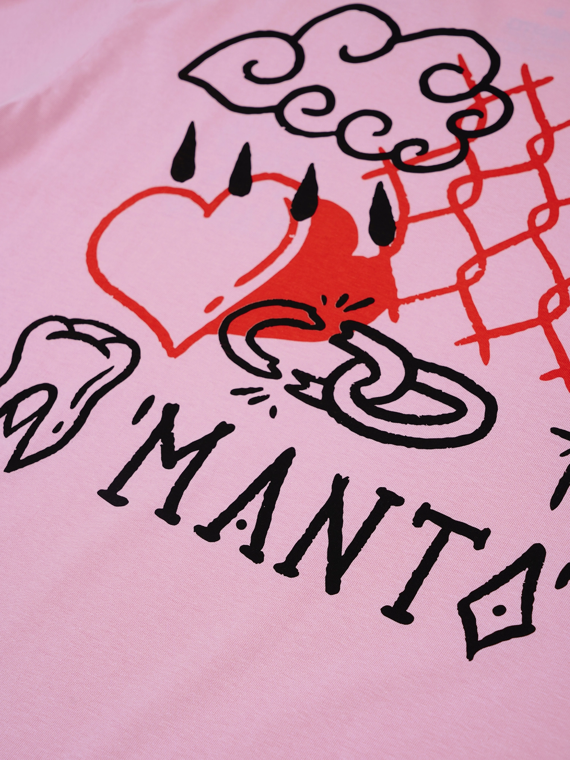 MANTO t-shirt BITTER SWEET pink