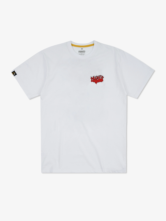 MANTO t-shirt BLAZE white