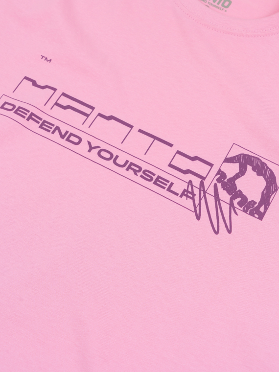 MANTO t-shirt CLAIM pink