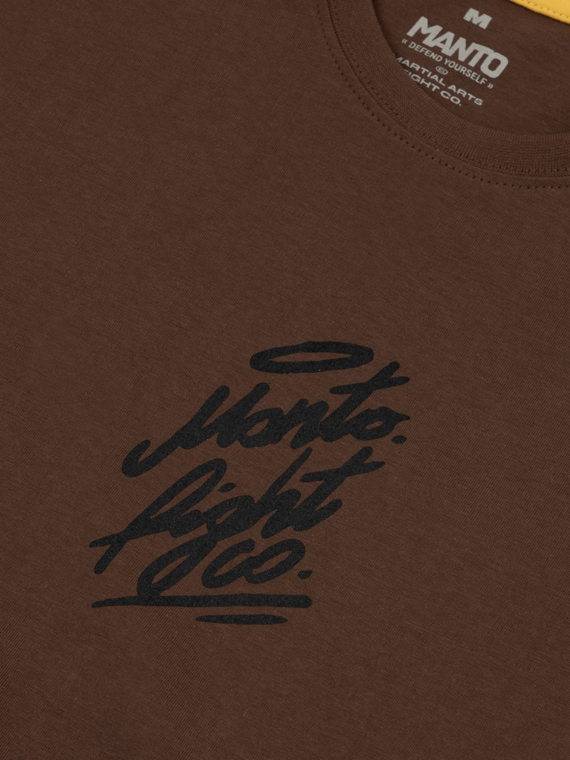 MANTO t-shirt DEALER brown