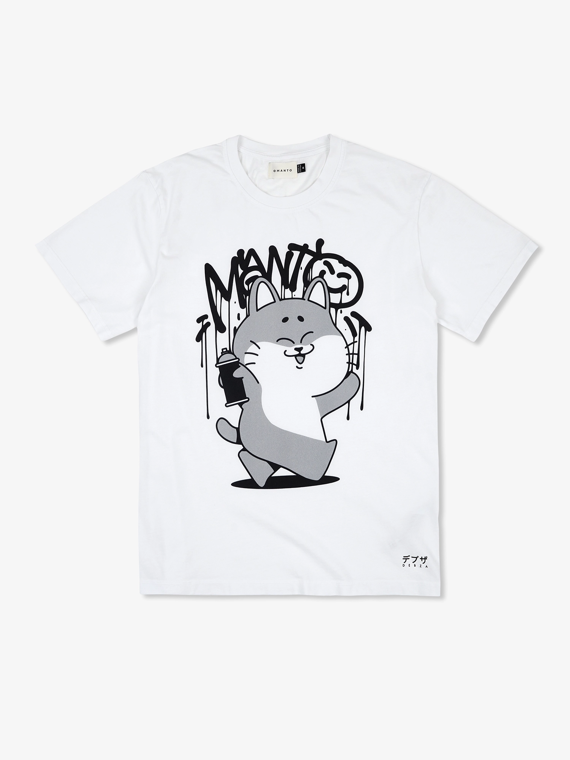 MANTO t-shirt DEBZA white