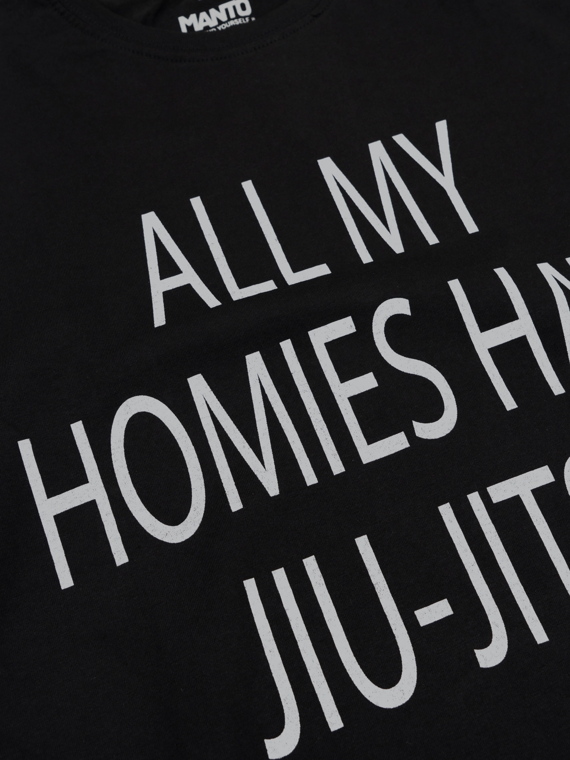 MANTO t-shirt HOMIES black