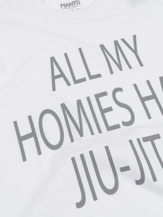 MANTO t-shirt HOMIES white