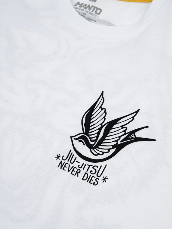 MANTO t-shirt JJ NEVER DIES   white