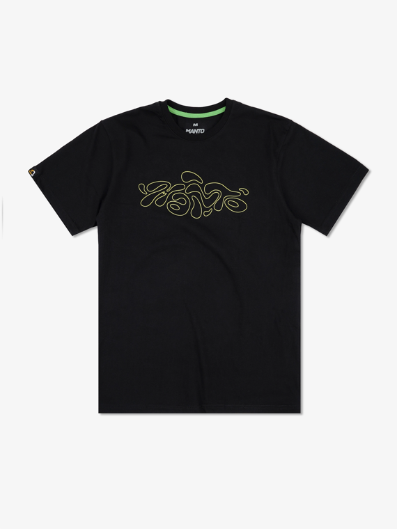 MANTO t-shirt LAVA  black