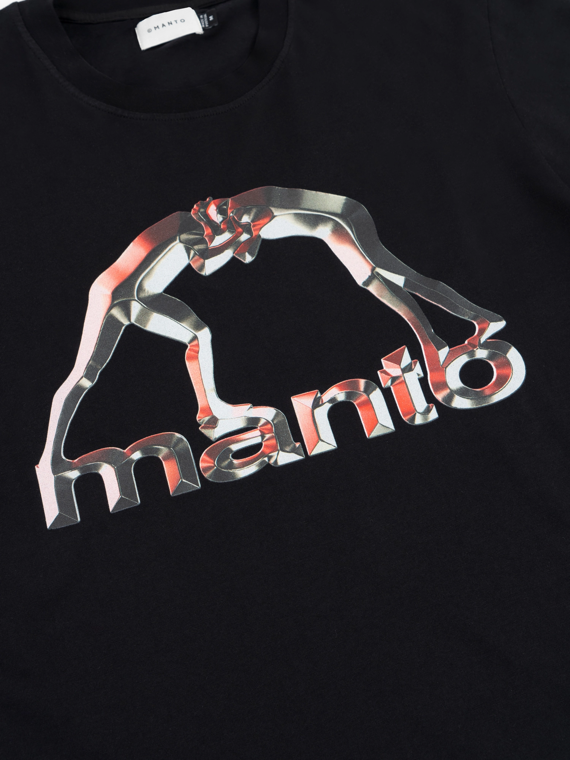 MANTO t-shirt METAL black