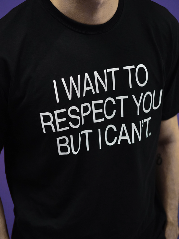 MANTO t-shirt RESPECT black