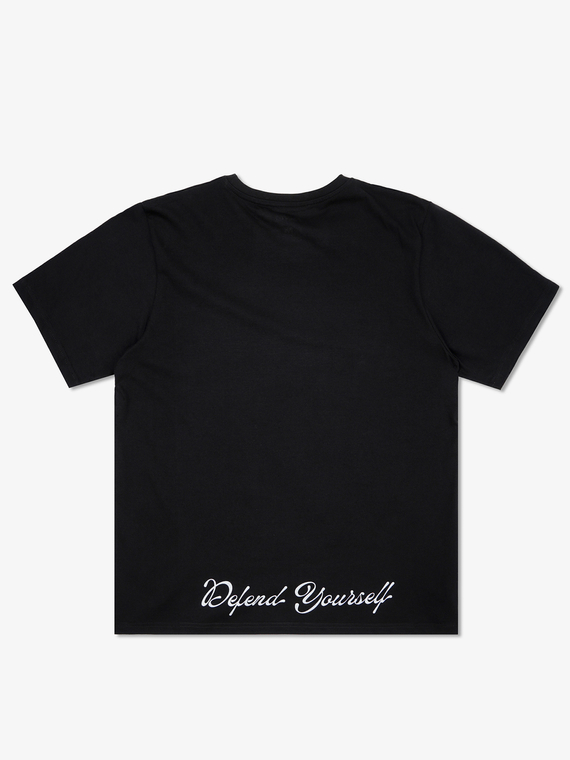 MANTO t-shirt SLEEK  OVERSIZE black