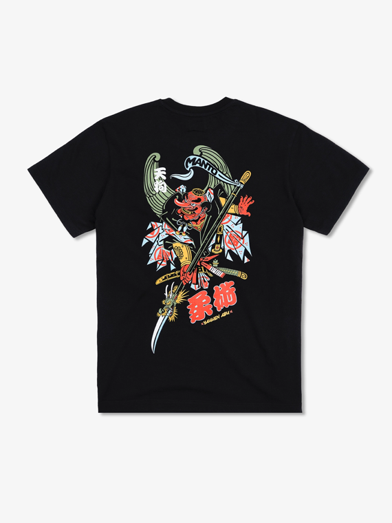 MANTO t-shirt TENGU black