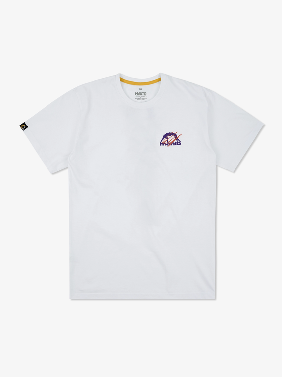 MANTO t-shirt VERTICAL white