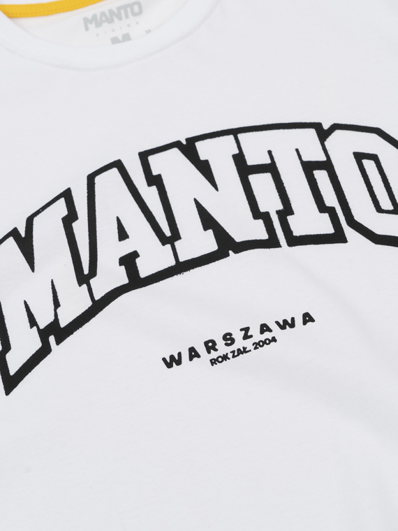 MANTO t-shirt WARSZAWA  OVERSIZE white