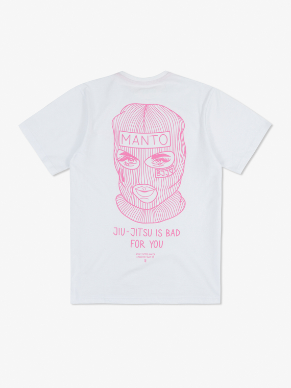 MANTO x KTOF t-shirt BALACLAVA white