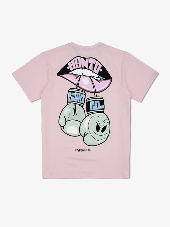 MANTO x KTOF t-shirt GLOVES pink