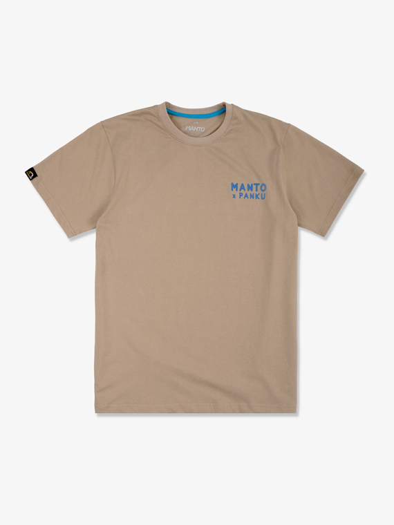 MANTO x Panku t-shirt SQUAD beige