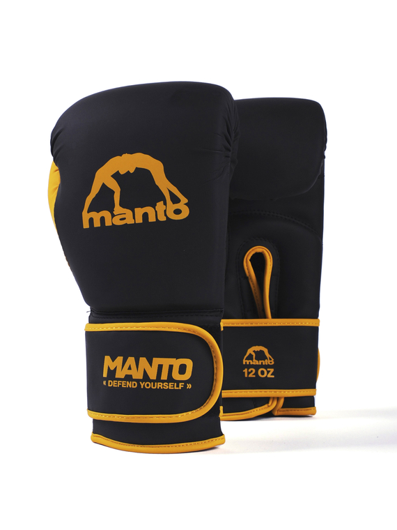 MANTO Boxhandschuhe ESSENTIAL schwarz-gelb