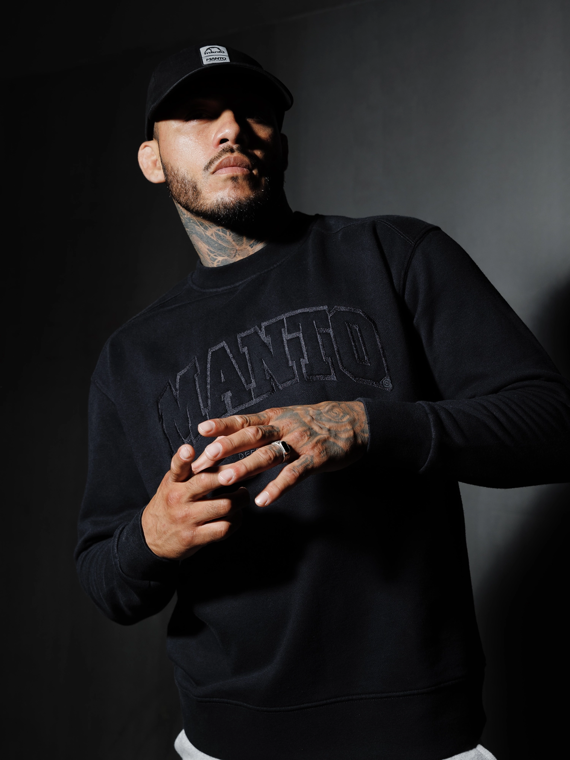 MANTO crewneck VARSITY  schwarz