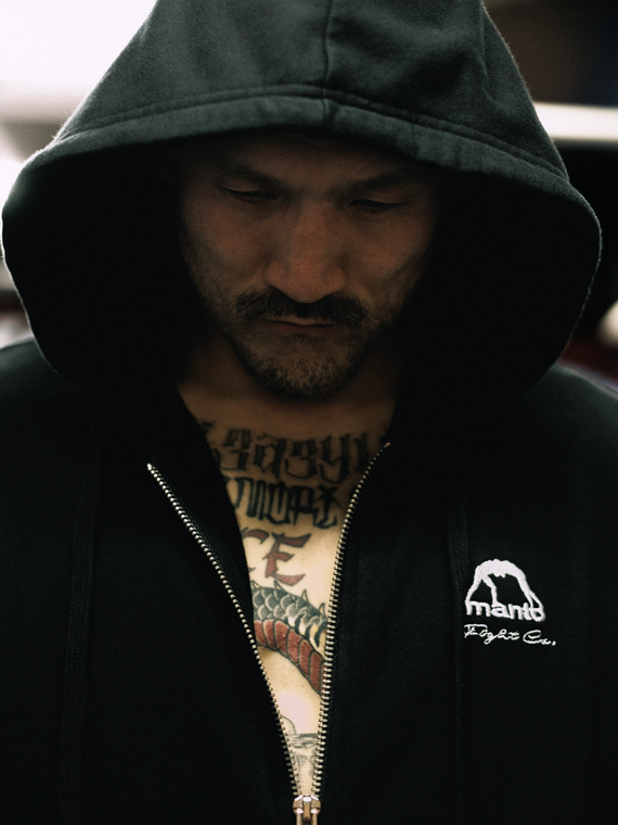 MANTO hoodie FIGHT COMPANY schwarz