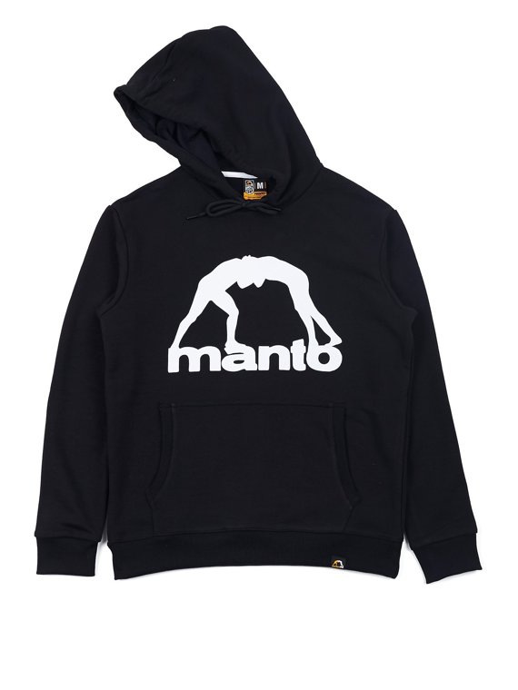 MANTO hoodie VIBE 21 schwarz weiss