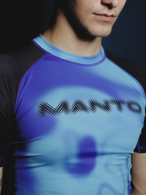 MANTO rashguard ATOMIC blau