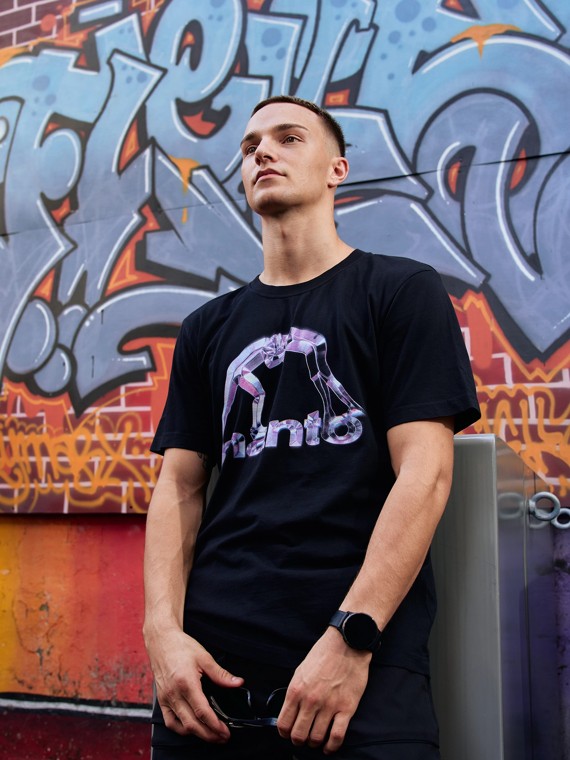 MANTO t-shirt MIRAGE schwarz