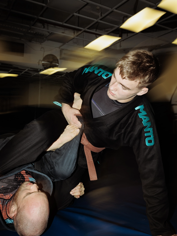 MANTO "X5" BJJ GI schwarz - türkis