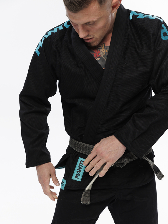 MANTO "X5" BJJ GI schwarz - türkis