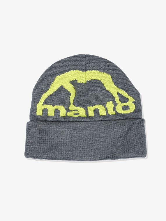 MANTO beanie BIG LOGO grau