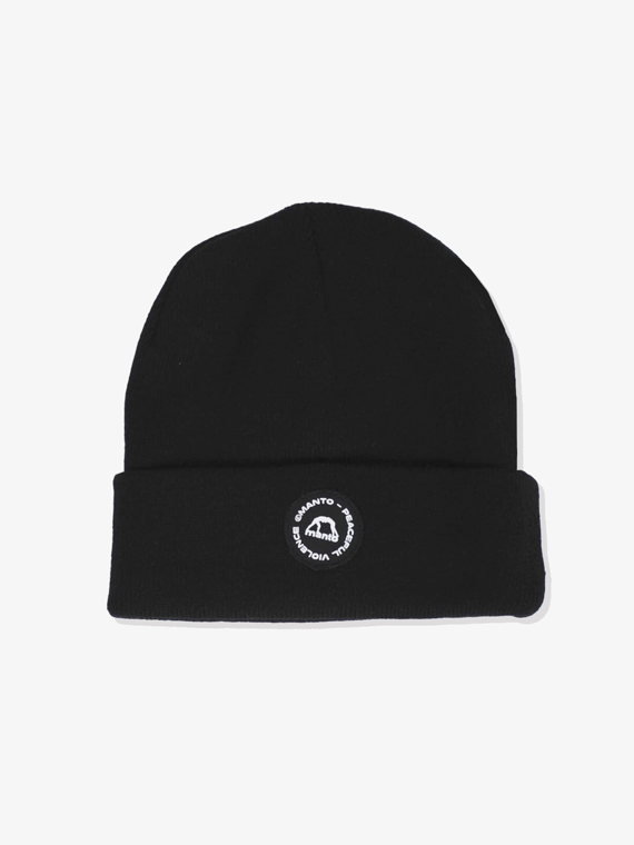 MANTO beanie CIRCLE schwarz