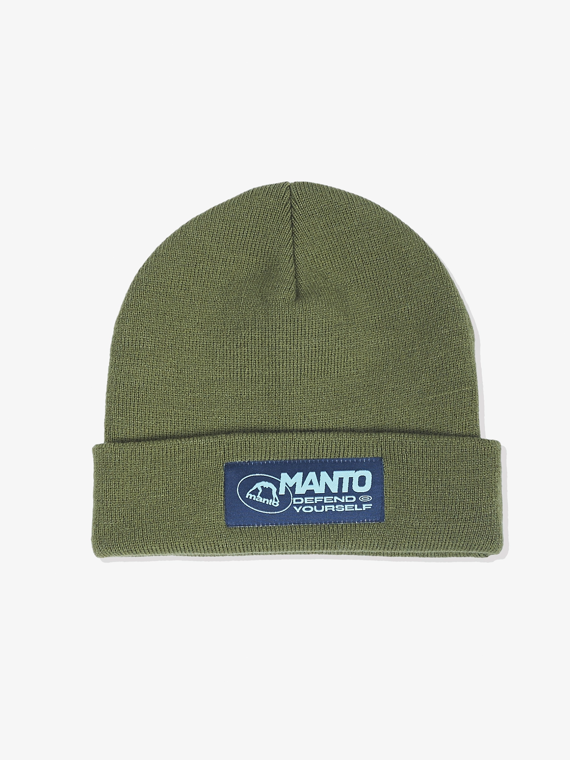 MANTO beanie DEFEND YOURSELF khaki