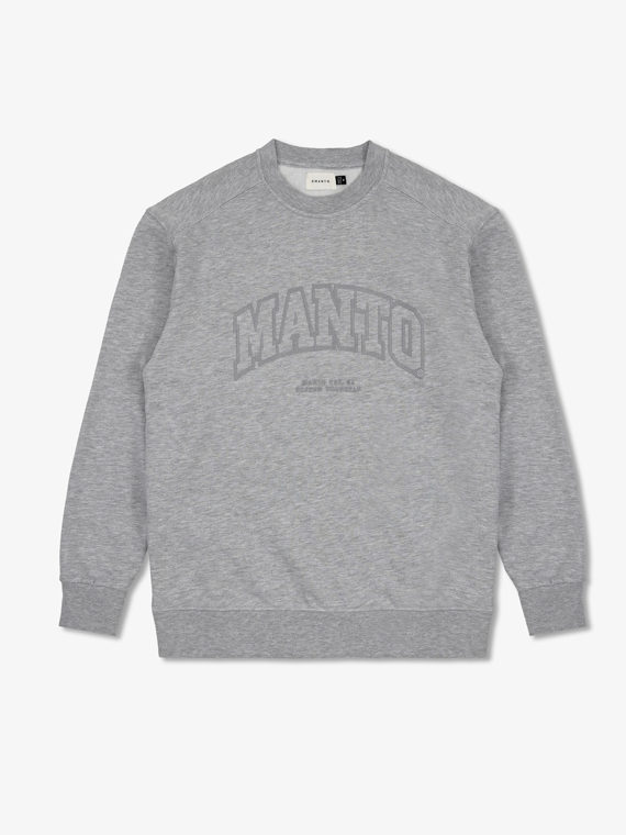 MANTO crewneck VARSITY  grau